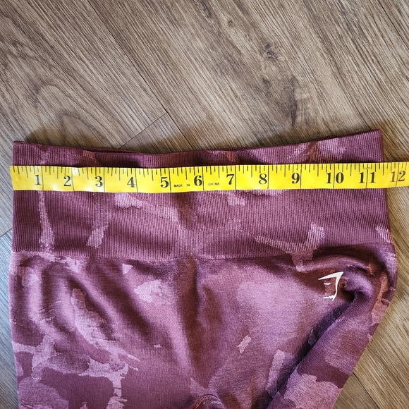 Gymshark Burgundy Camo Leggings - Picture 5 of 5
